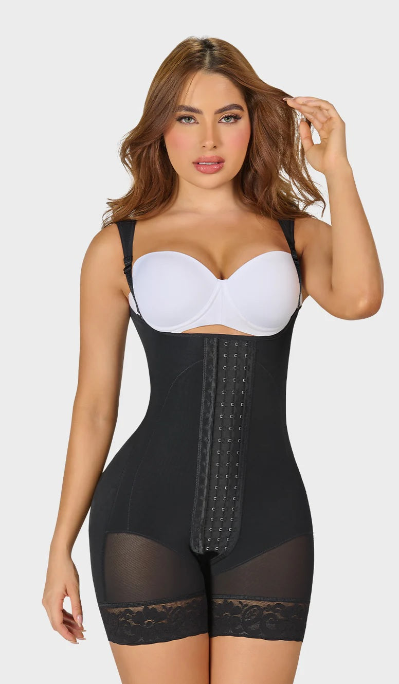 F00463 Faja corta con refuerzo abdominal