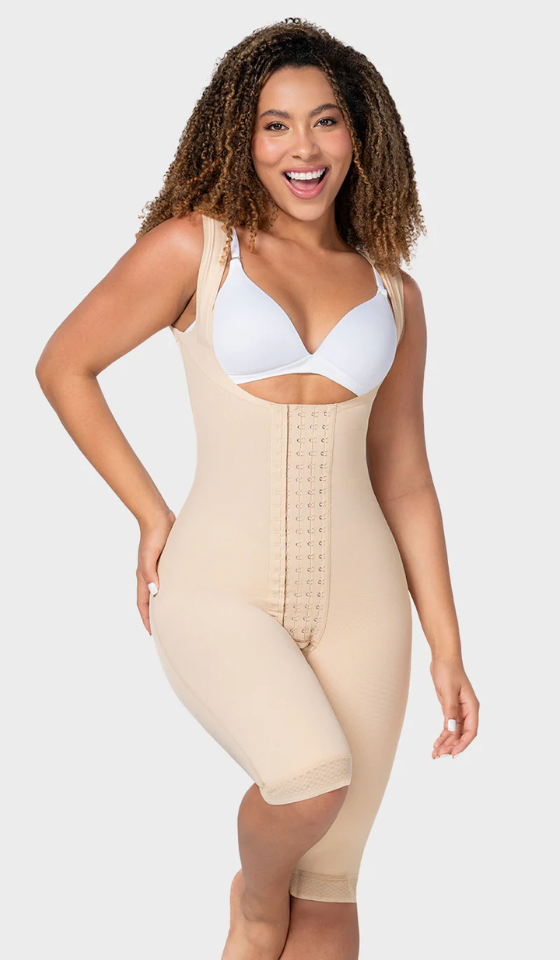 F30475 - Faja larga espalda cubierta realce invisible