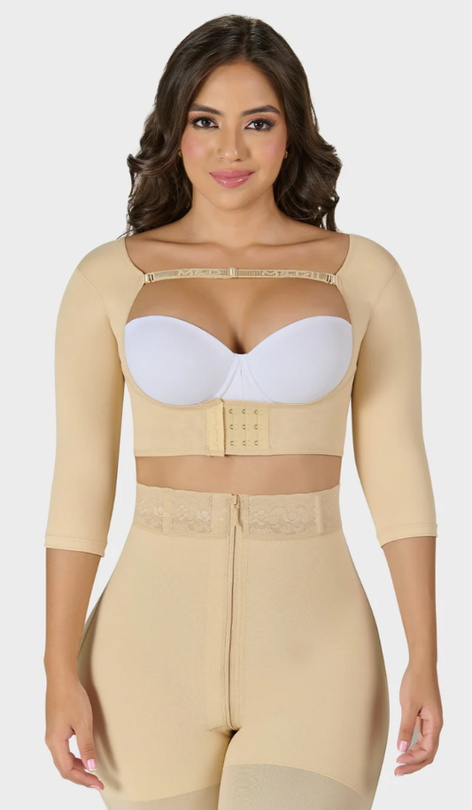 CH004  Chaleco con mangas para damas