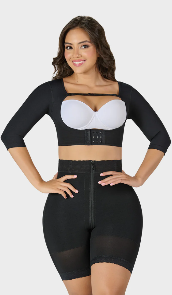 CH004  Chaleco con mangas para damas