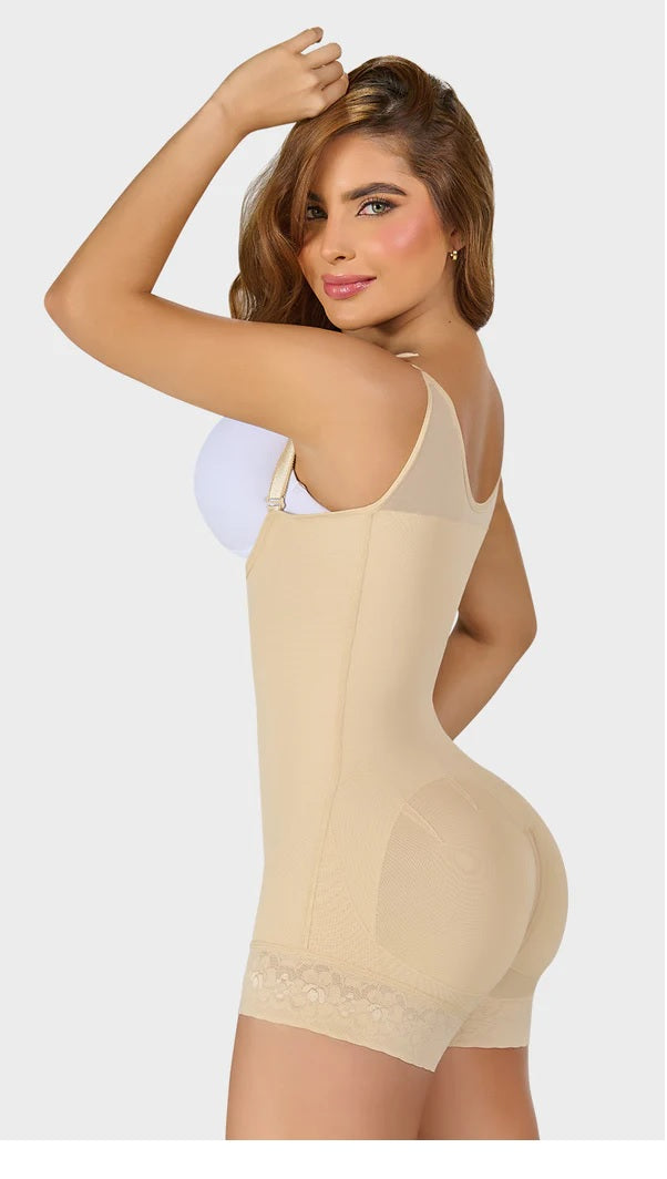 F0048 Faja extracorta moldeadora con espalda cubierta