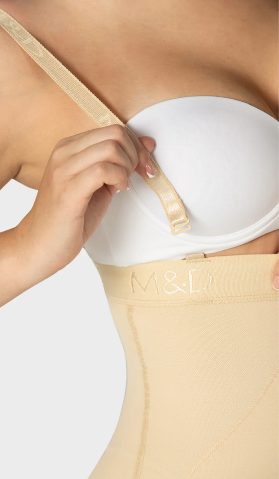 F00466 - Faja Corta Strapless 4 Niveles