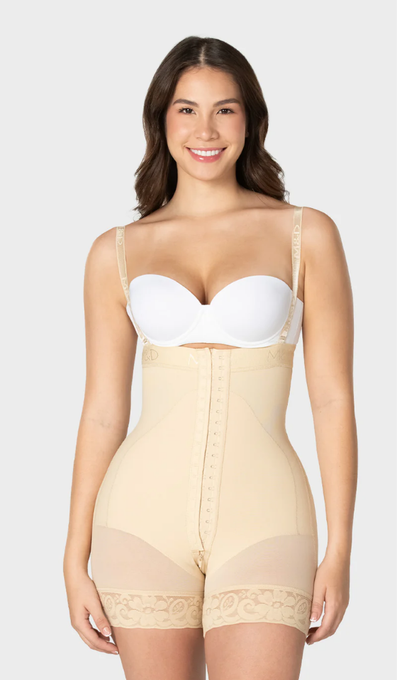 F00466 - Faja Corta Strapless 4 Niveles