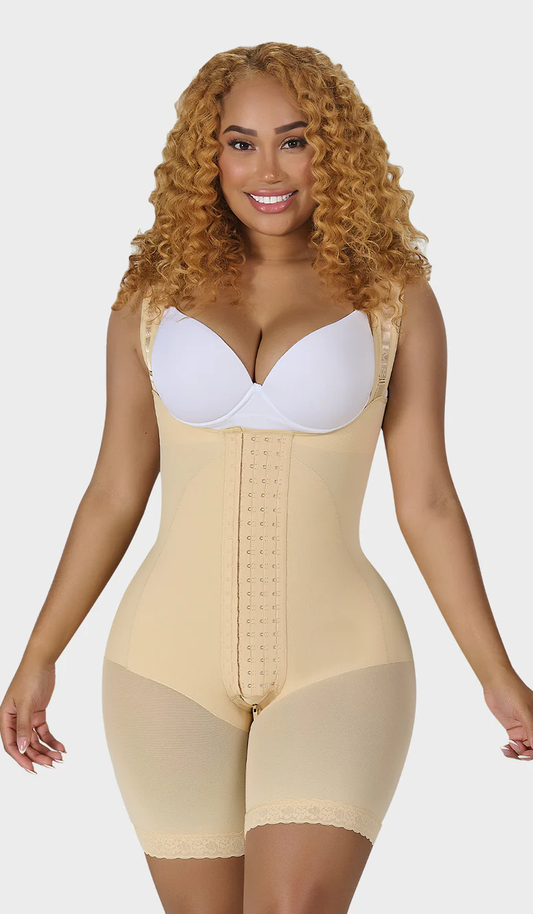 F00489 Faja tipo reloj de arena con capacidad ULTRA en cadera