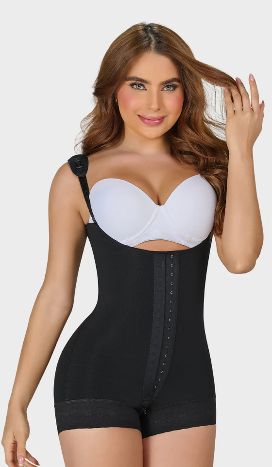 F0048 - Faja extracorta moldeadora con espalda cubierta