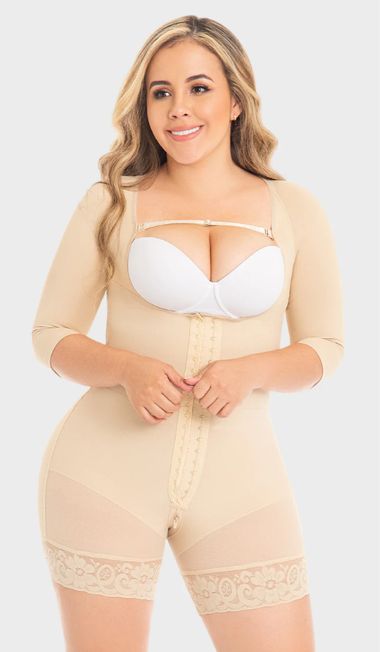 F0064 Faja corta colombiana con mangas