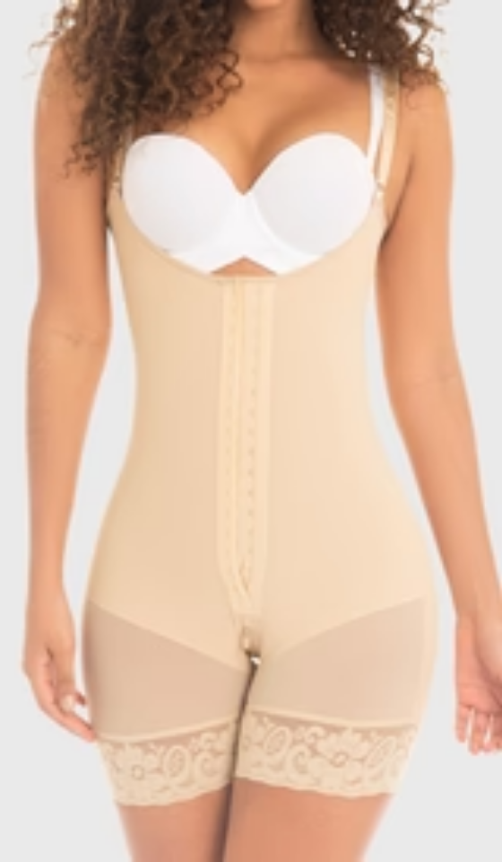 F0069 Faja corta colombiana strapless