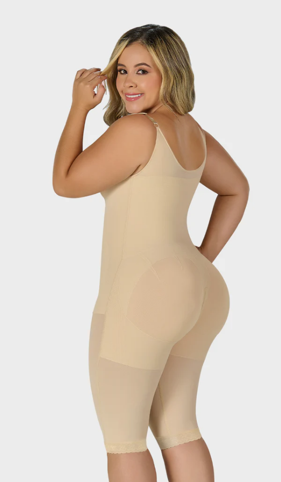 F0078 - Faja larga con refuerzo abdominal