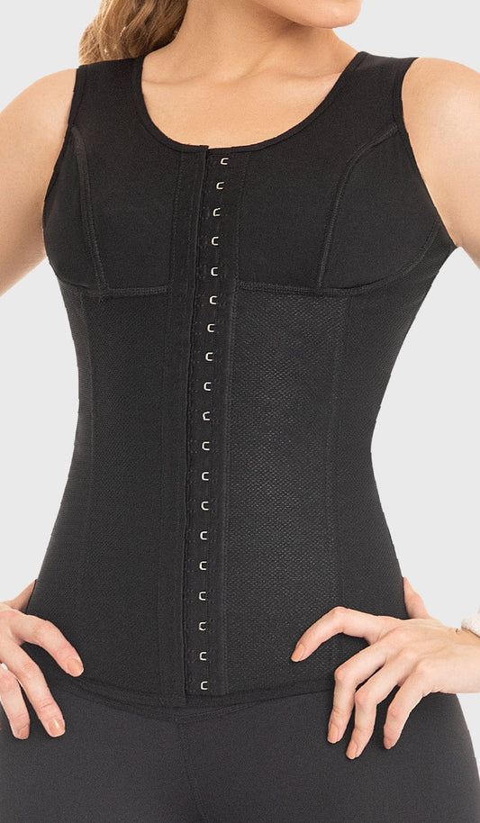 FL0550 Blusa deportiva de látex con mayor cobertura en la espalda